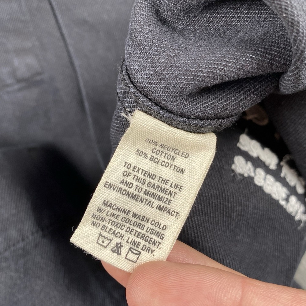 Alex Mill Britt Work Jacket Womens L Black Recycled Cotton Cadillac Celestiq - Picture 11 of 16